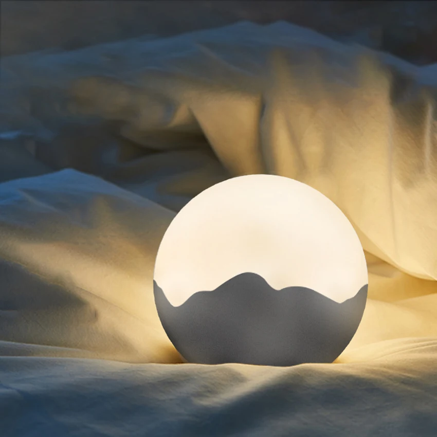 Lampada da comodino, luce tattile dimmerabile bianca e calda, luce notturna a LED per bambini per adulti, luce decorativa per atmosfera da tavolo