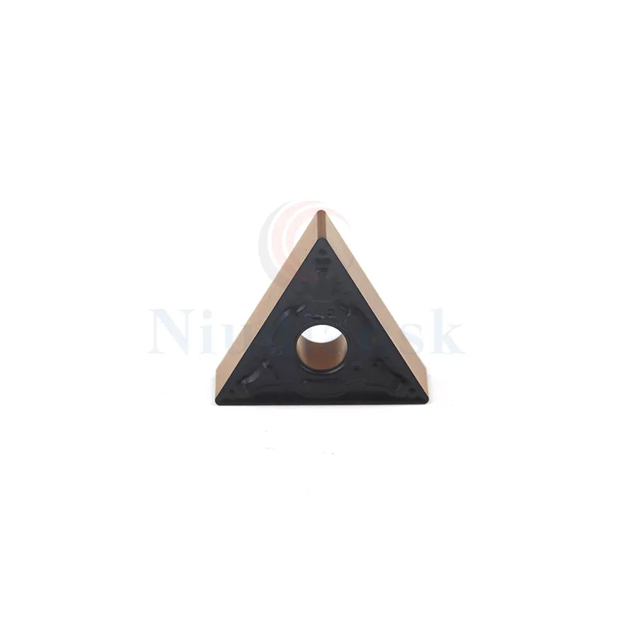 Herramienta de torno CNC LF9218 TNMG160404-CM, inserto de torneado de carburo, hoja recubierta de dos colores para procesar piezas de acero, LF9218, TNMG160408-CM