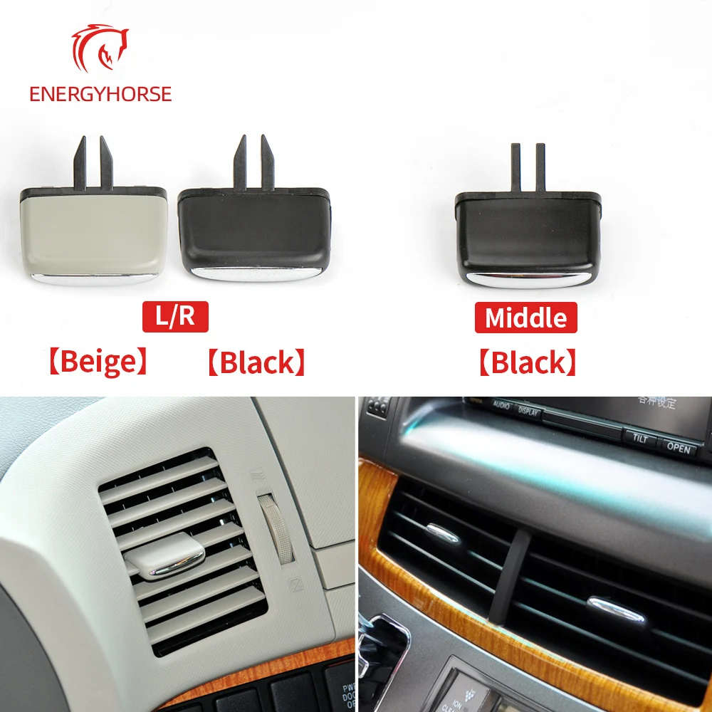 

Car Interior Accessories Front Center A/C Air Conditioning Vent Outlet Tab Clip Repair Kit for TOYOTA Previa