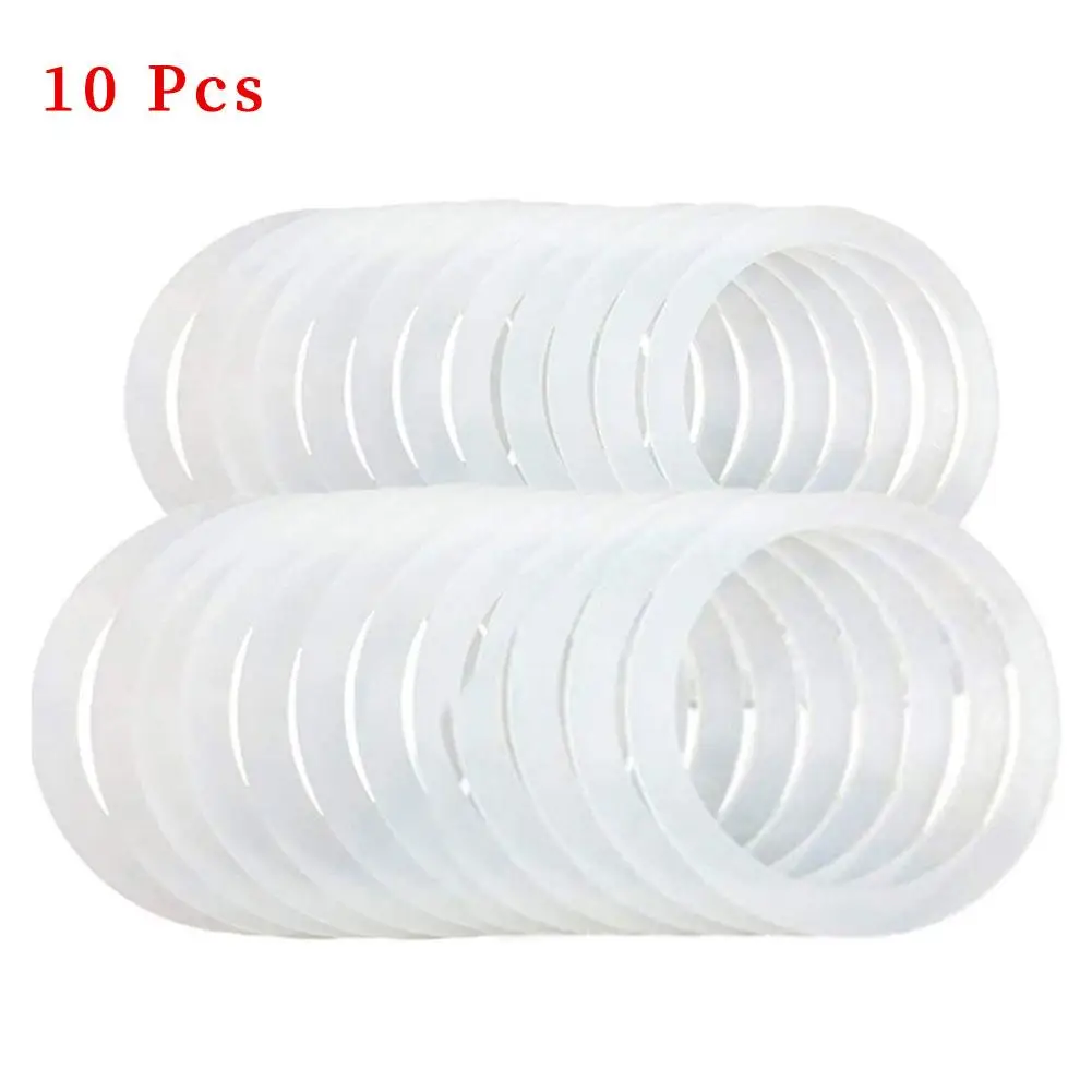 10PCS Silicone Sealing Rings Gaskets For Leak Proof Regular Mouth Jar Lids Accessories Silicone Sealing Ring Supplies 2020