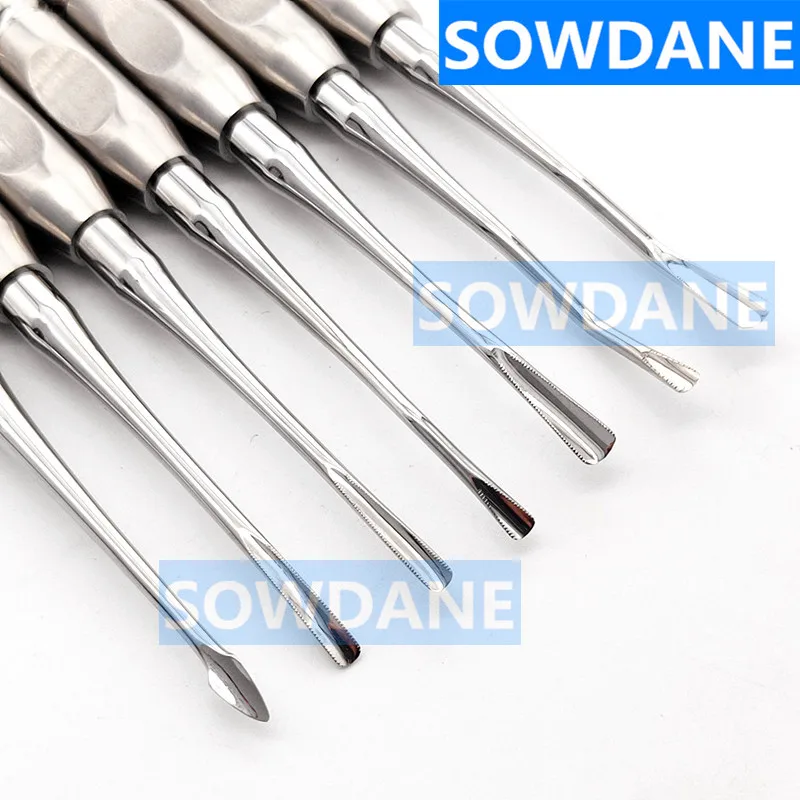 7pcs High Quality Dental Implant Tooth Elevator Knife Extraction Dentist Instruments Tool Stainless Steel Dental Surgical Tool