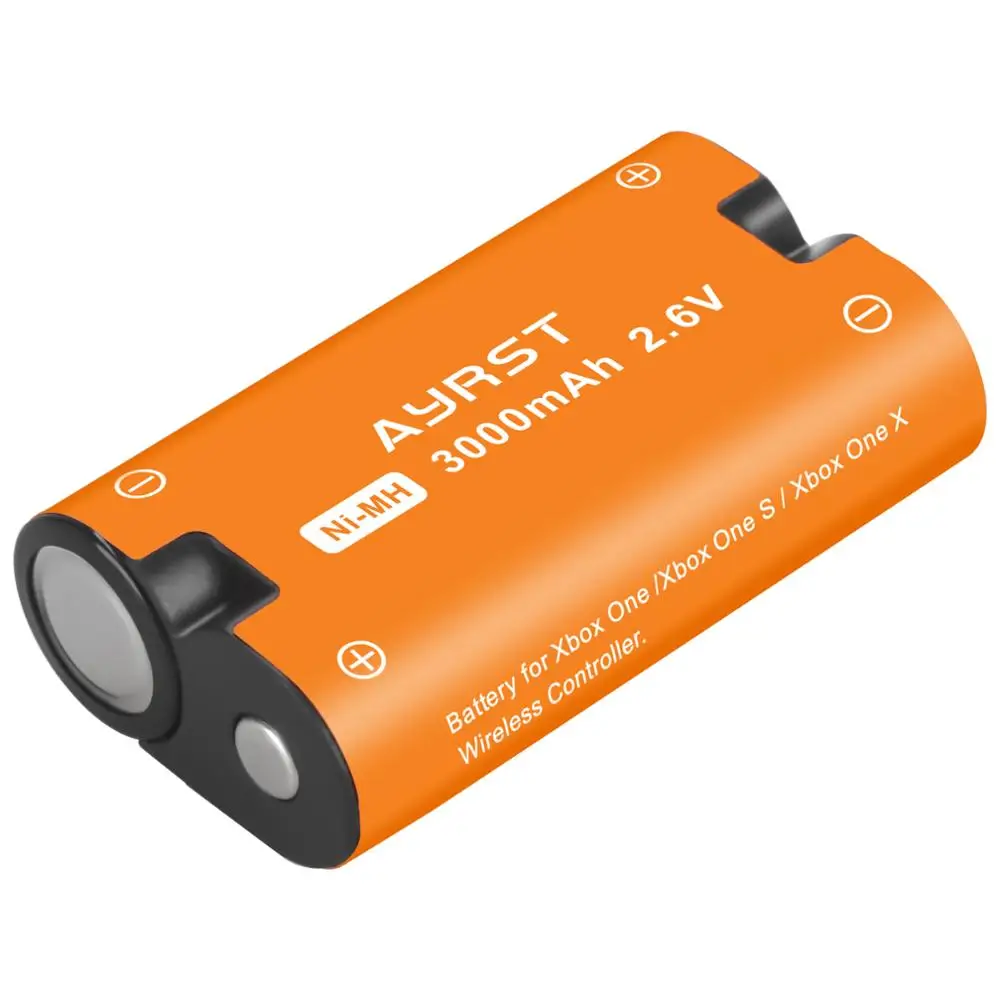 Xbox One / Xbox One S/Xbox One X/Xbox One 엘리트 컨트롤러 게임 패드 배터리 용 4pcs 3000mAh 교체 용 배터리 + USB 충전기