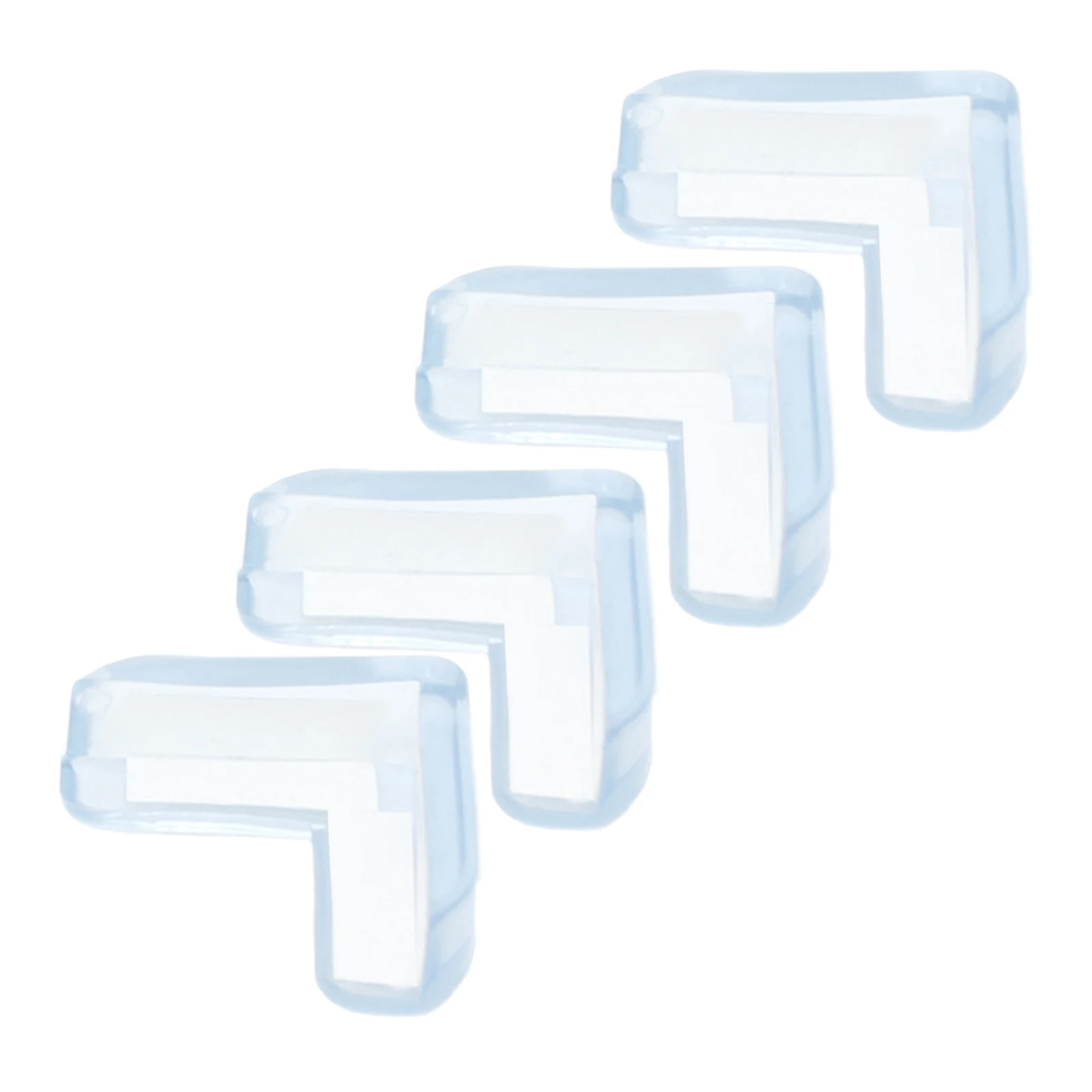 4PCS Child Safety Transparent Silicone Protector Table Corner Protection Cover Children Anticoll Liquid Silicone Rubber