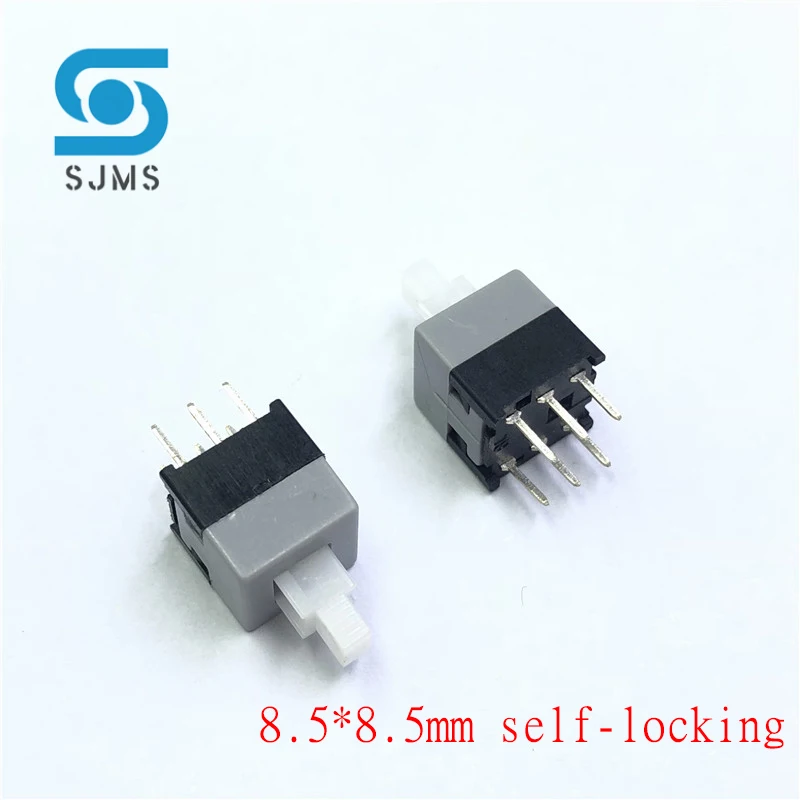 10PCS Tactile Push Button Switch Self Locking 5.8*5.8MM 7*7MM 8*8MM 8.5*8.5MM Reset Micro Switch + (10PCS A05 Tact Cap)