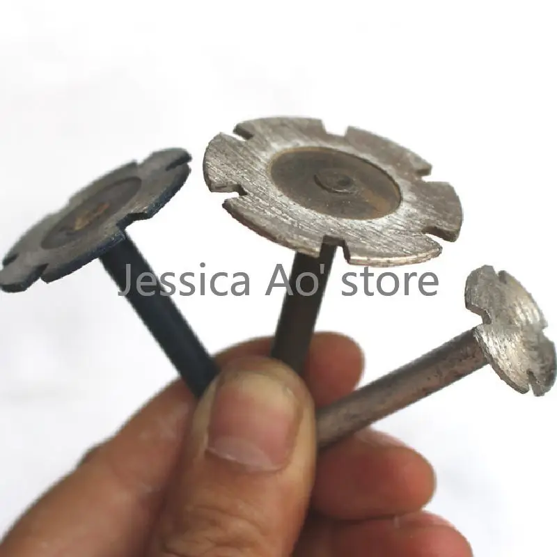 6pcs 20-40mm Sintered Diamond Circular Saw Blades Flower Shape Dry Cutting Disc Agate Stone Granite Cutting Blade Electric Tool