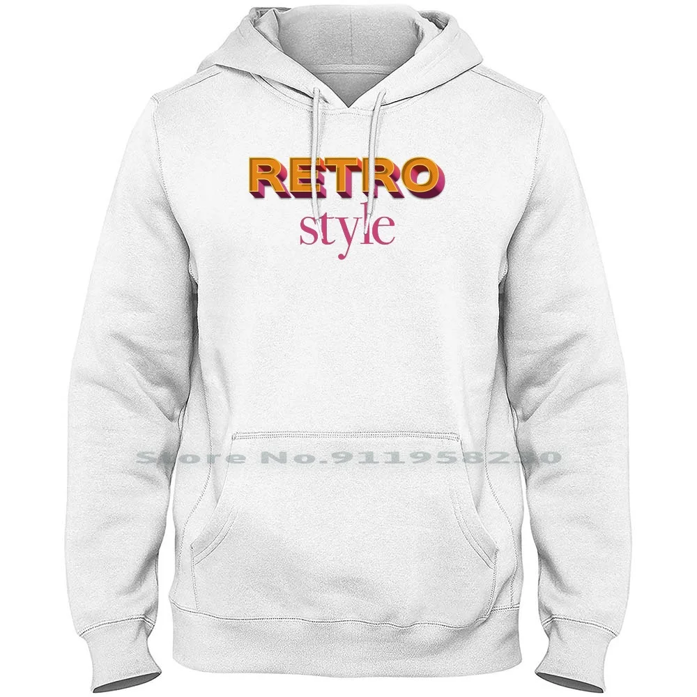 

Retro Style For Light Men Women Hoodie Pullover Sweater 6XL Big Size Cotton Retro Style Style Light Type Tage Age 90s 80s St