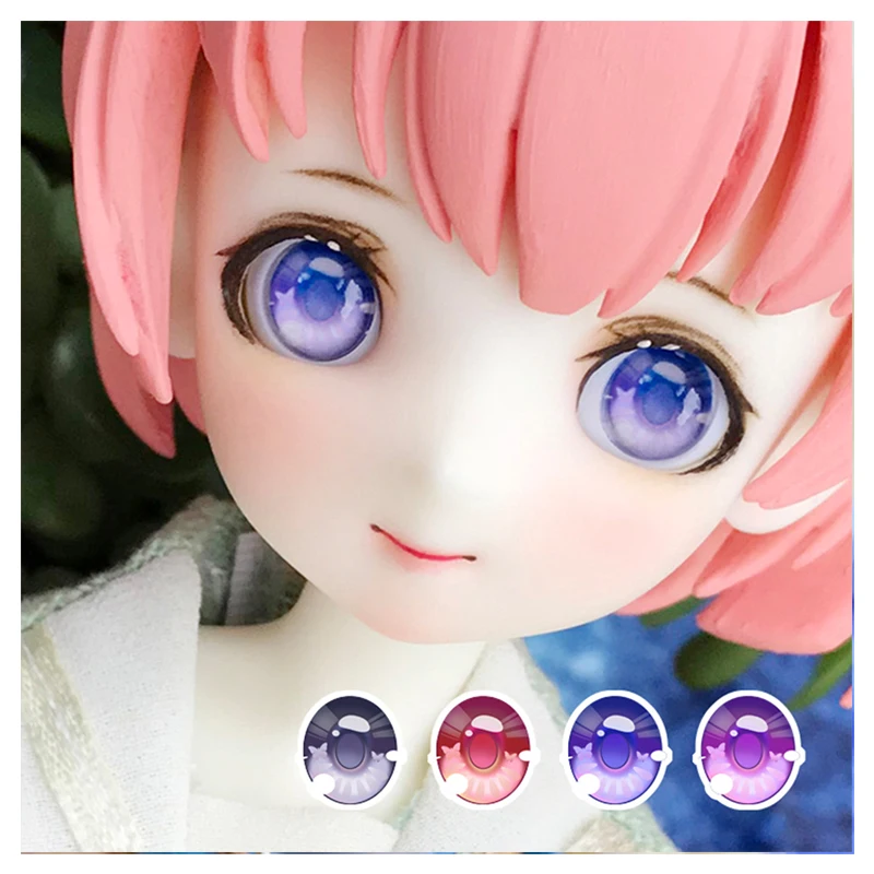 

BJD eyes 14mm Cartoon eye pressure 12-14-16-18-20mm eyes for 1/8 1/6 1/4 1/3 BJD SD DD doll eyes doll accessories