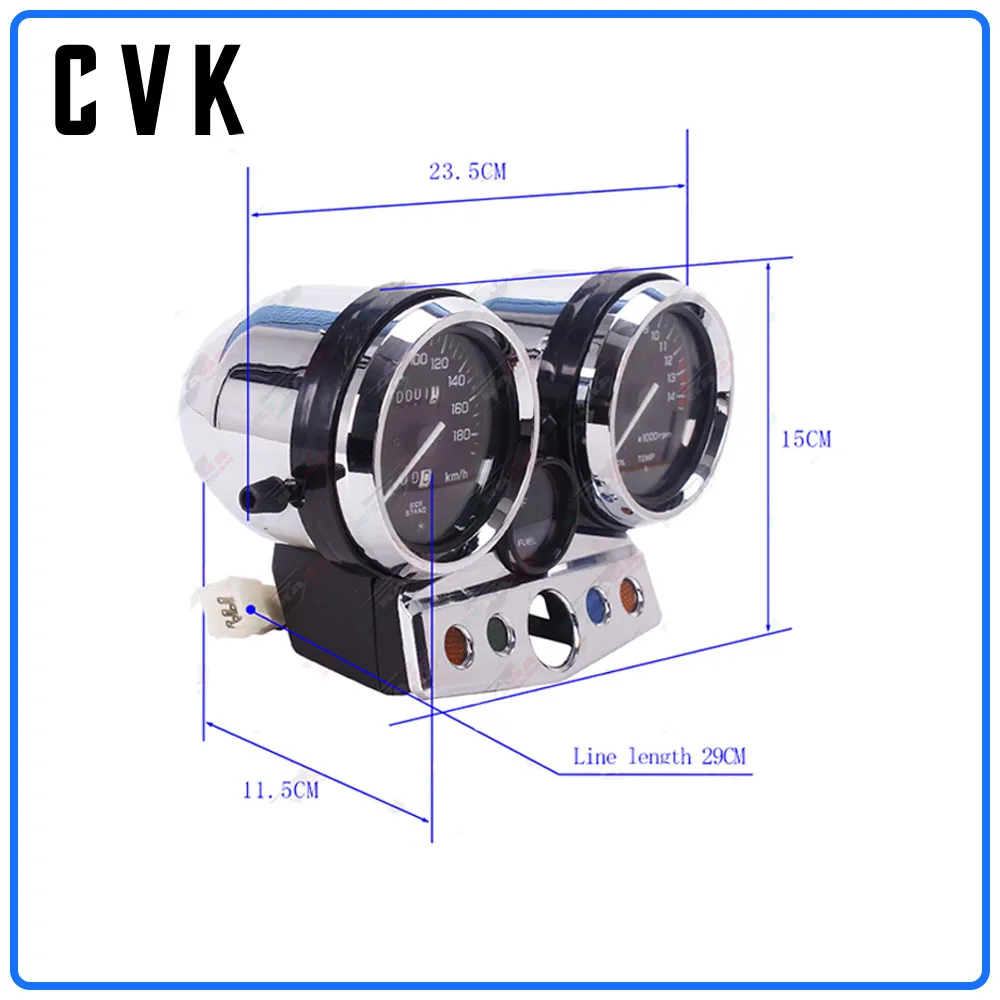 CVK Instrument Assembly Gauges Meter Cluster Speedometer Odometer Tachometer For HONDA CB400 CB400SF MC31 1995 1996 1997 1998 CB