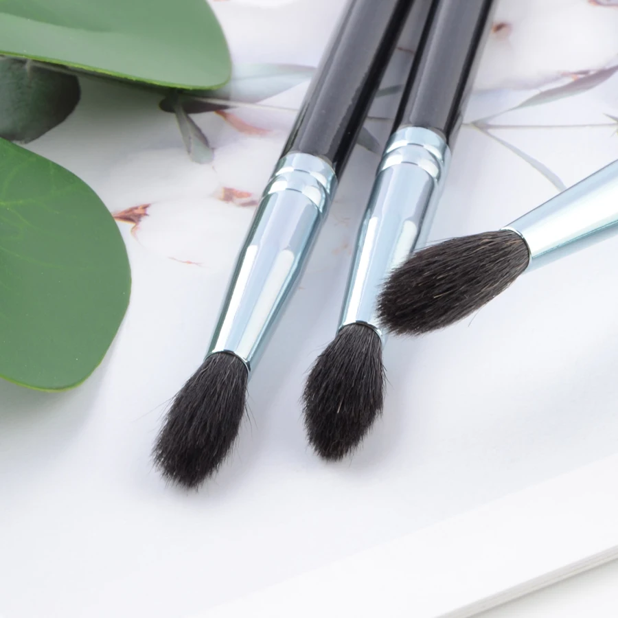 1pc Highlighter Makeup brushes Eyeshadow crease multifunctional Make up brush wood handle cosmetic tool natural squirrel hair