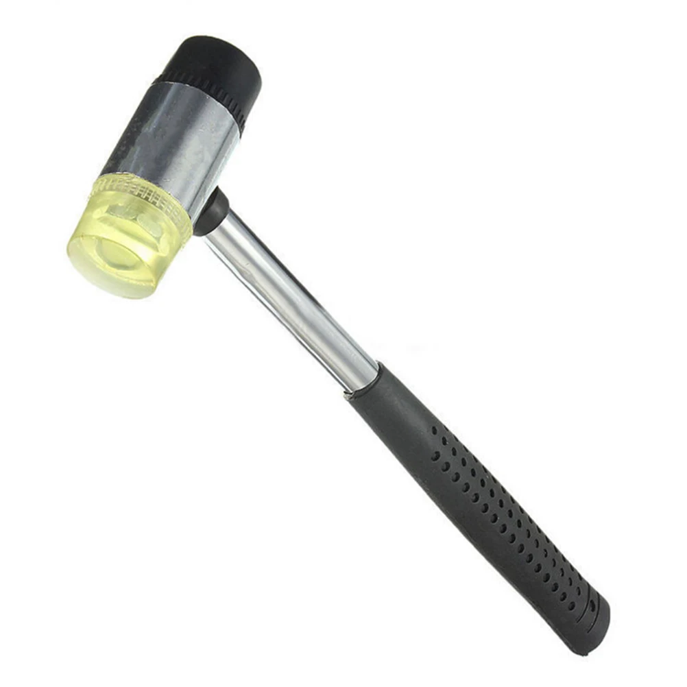 new1PCS Mini Hammer Work Glazing Window Beads Hammer Head Soft Mallet Tool Woodworking Hand ToolsRubber Double Sided Two-ended