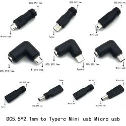 電源コネクタとアダプター,5v dc,5.5x2.1mm,usbタイプc USB-C,タイプc,5.5x2.1mm,ミニusb,マイクロusb