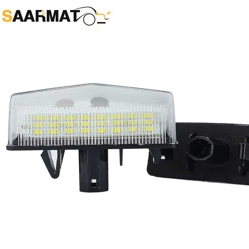 LED Car License Plate Lights Base for Toyota PRIUS NHW20 2009~ (3RD GENERATION) ; VENZA GGV1# 2008~AUTO Number bulbs White @12V