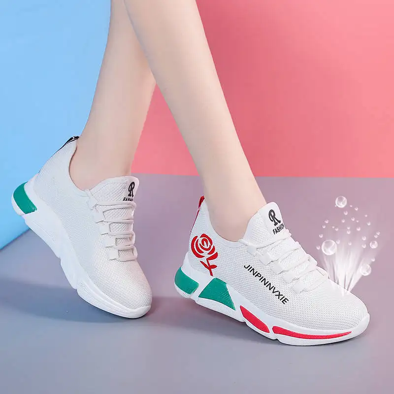 Tenis Feminino 2022 Women Tennis Shoes Outdoor Breathable Air Mesh Fitness Sneakers Walking Trainers Female Light Sport Shoes