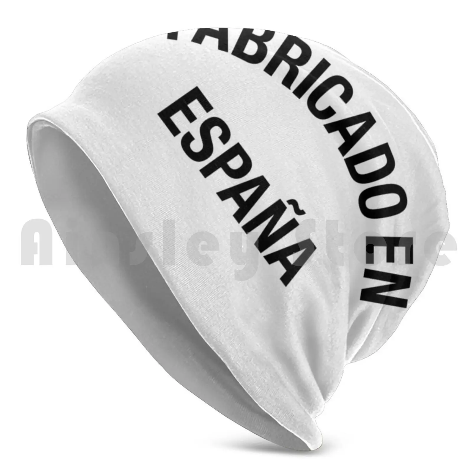 Made In Spain Beanie Hedging Cap DIY Print Cushion Made In Spain Spanish Espanol Hola Espana Born In Spain Fabricado En