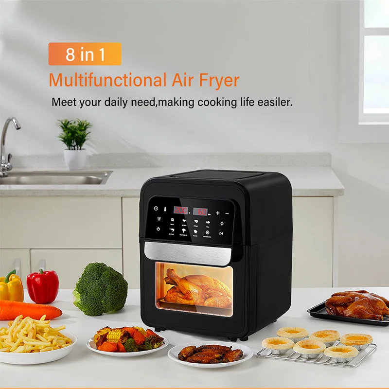 Household electric air oven 7L large capacity air fryer, French fries fried chicken making 50-220℃ oil-free air fryer