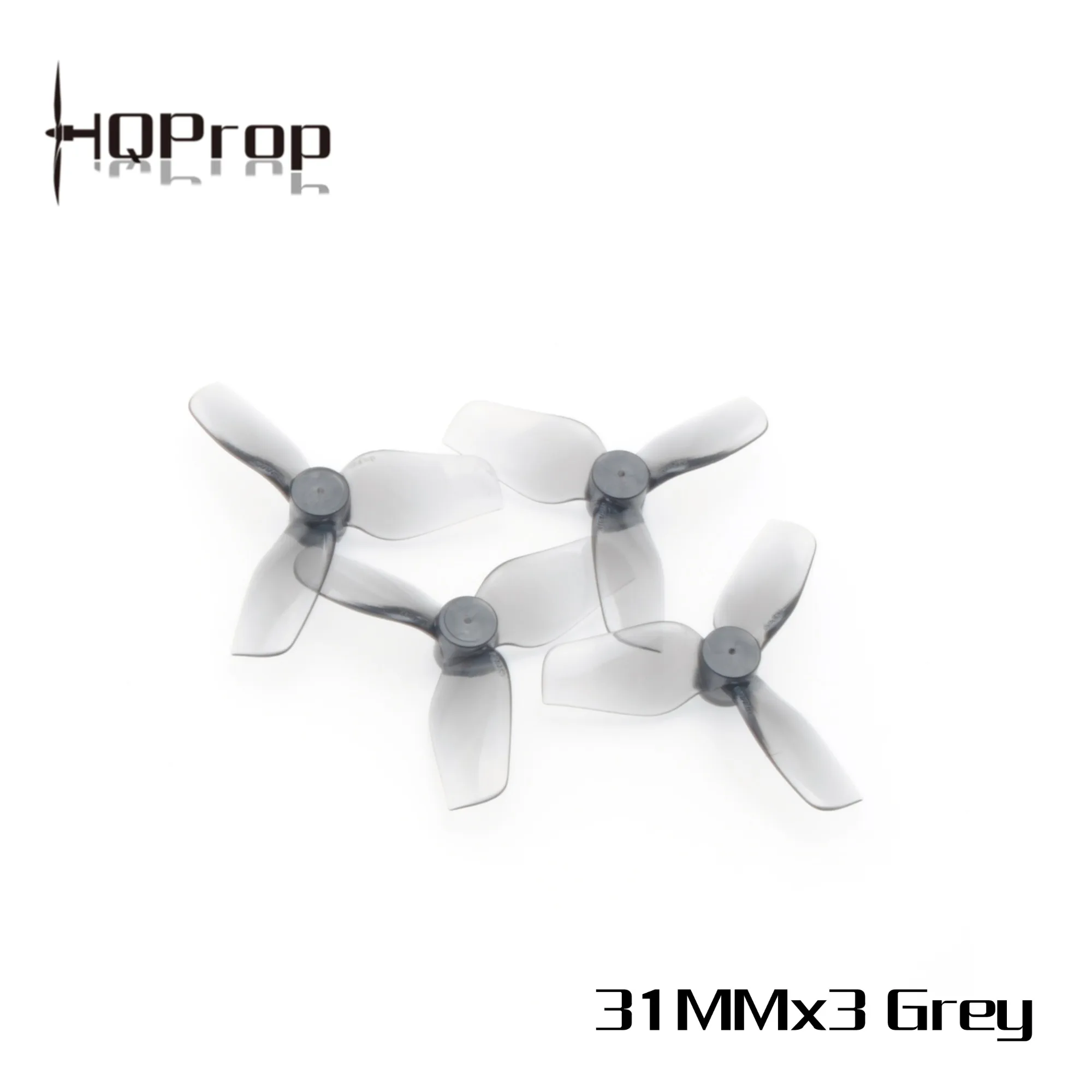 HQProp Micro Whoop  31MMX3 (2CW+2CCW)-Poly Carbonate-0.8MM Shaft