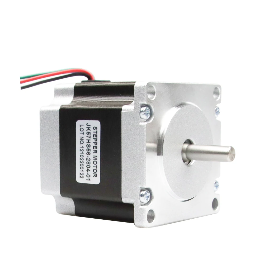 Jkongmotor NEMA23 Schrittmotor 57x56mm D = 8mm/6,35mm 4wires 2,8 EIN Schrittmotor für CNC Gravur Fräsen Maschine 3D Drucker – Detail 6