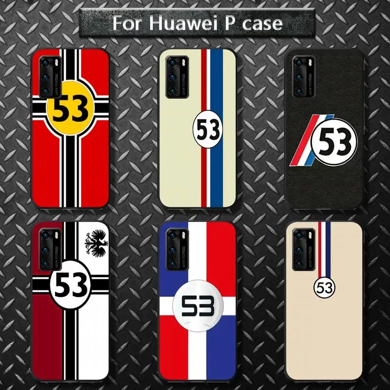 Herbie, number 53 Phone Case For huawei P40 P30 pro lite P10 P20 P30 psmart 2020 2019 2017 2018 For P40 lite phone Covers