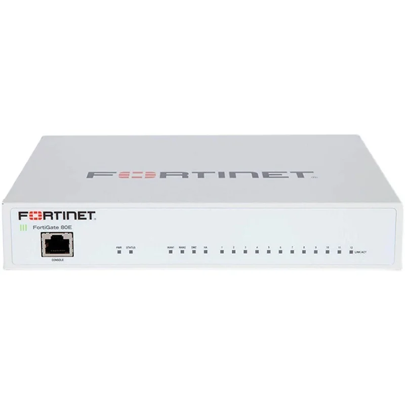 

95% of the new FortiGate 80E POE Fortinet firewall 12 AP power supply supports 90 people online FG-80E POE