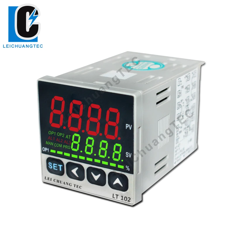 0-10V input LED display PID Temperature controller 48x48mm, SSR/Relay/4-20mA/0-10V output