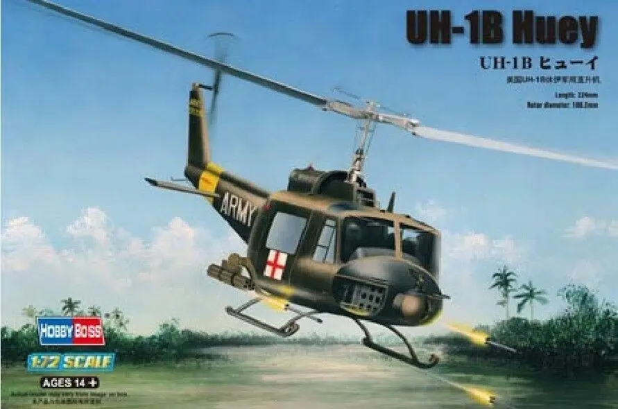 Hobbyboss model 1/72 87228 UH-1B Huey model kit