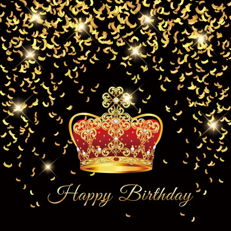 Happy Sweet-لافتة عيد ميلاد ذهبية وخلفية صور ، 25 30 40 50 55 ، خلفية