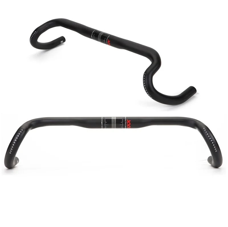 Carbon Gravel Handlebar for Bicycle, Big Flare Bar, Cycle Cross Road Bike, 25 Degree Fiber, 380mm, 400mm, 420mm, 440mm, New