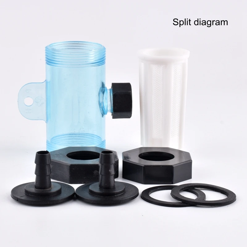 1pc 8mm~25mm Water Hose Filter Garden Irrigation Fittings Sprayer Aquarium Fish Tank Soft Water Pipe Filter Cup Car Brake Filter