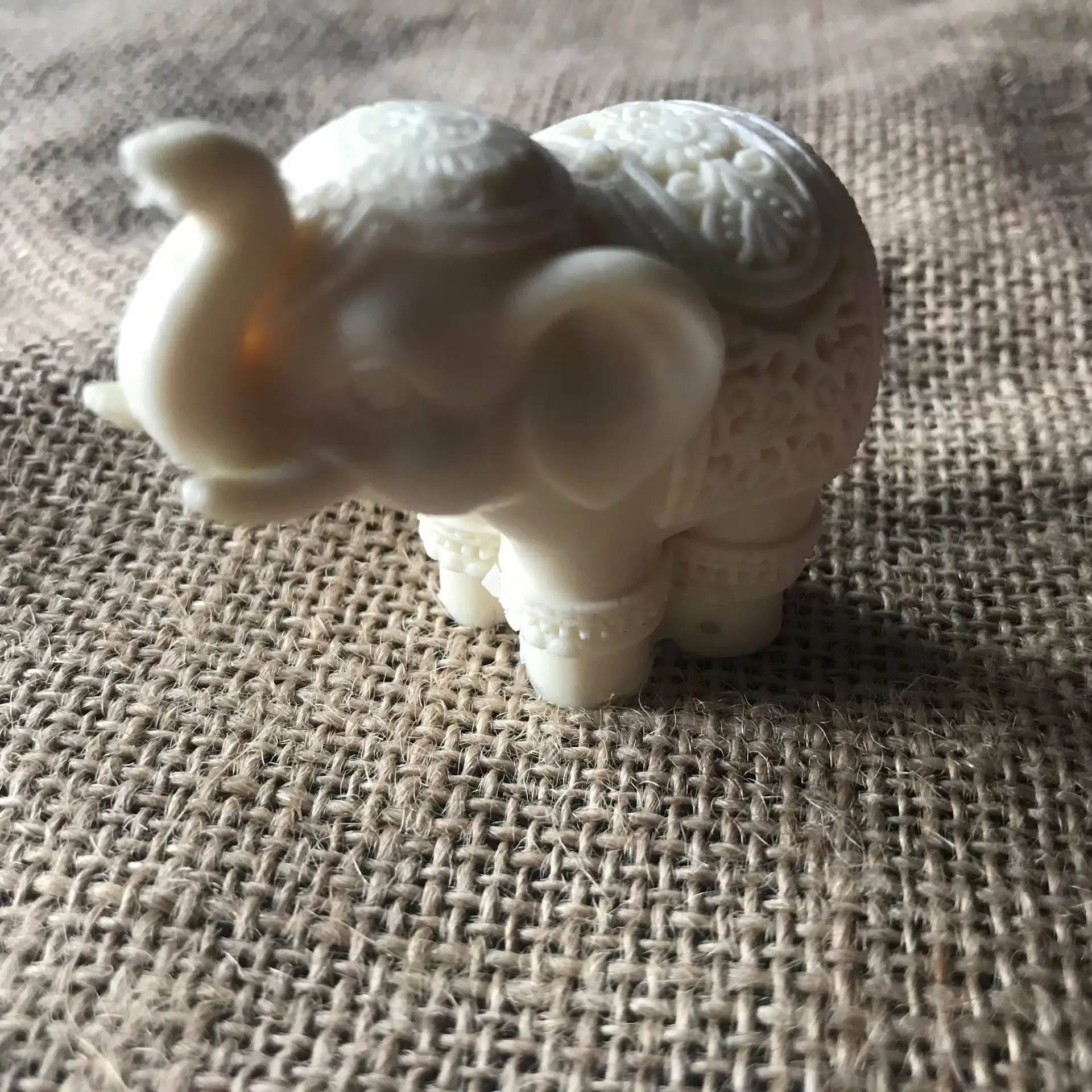 3D Rich Elephant Silicone Mold Fondant Candle Resin Aroma Stone Ornaments Soap Mold For Pastry Cup Cake Decorating