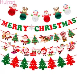 Christmas Banner Merry Christmas Decor for Home Garland Christmas Ornaments Noel Navidad 2025 Cristmas Decor Happy New Year 2026