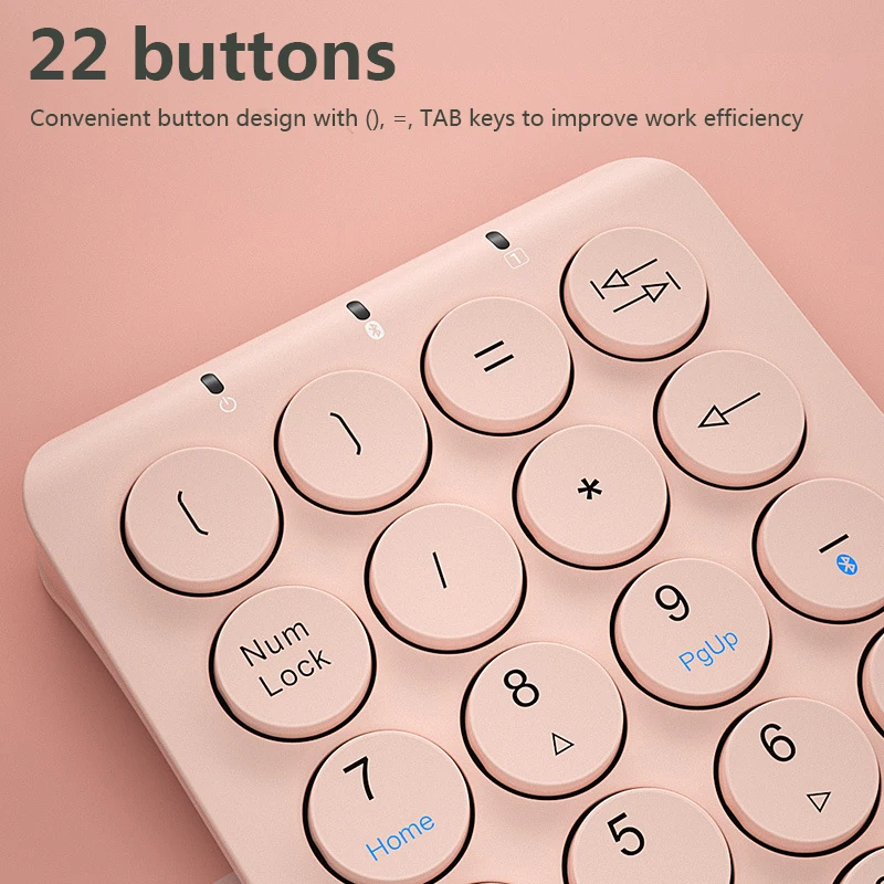 Keyboard Digital Bluetooth Eksternal Notebook Bank Teller Akuntansi Keuangan Keypad Nirkabel