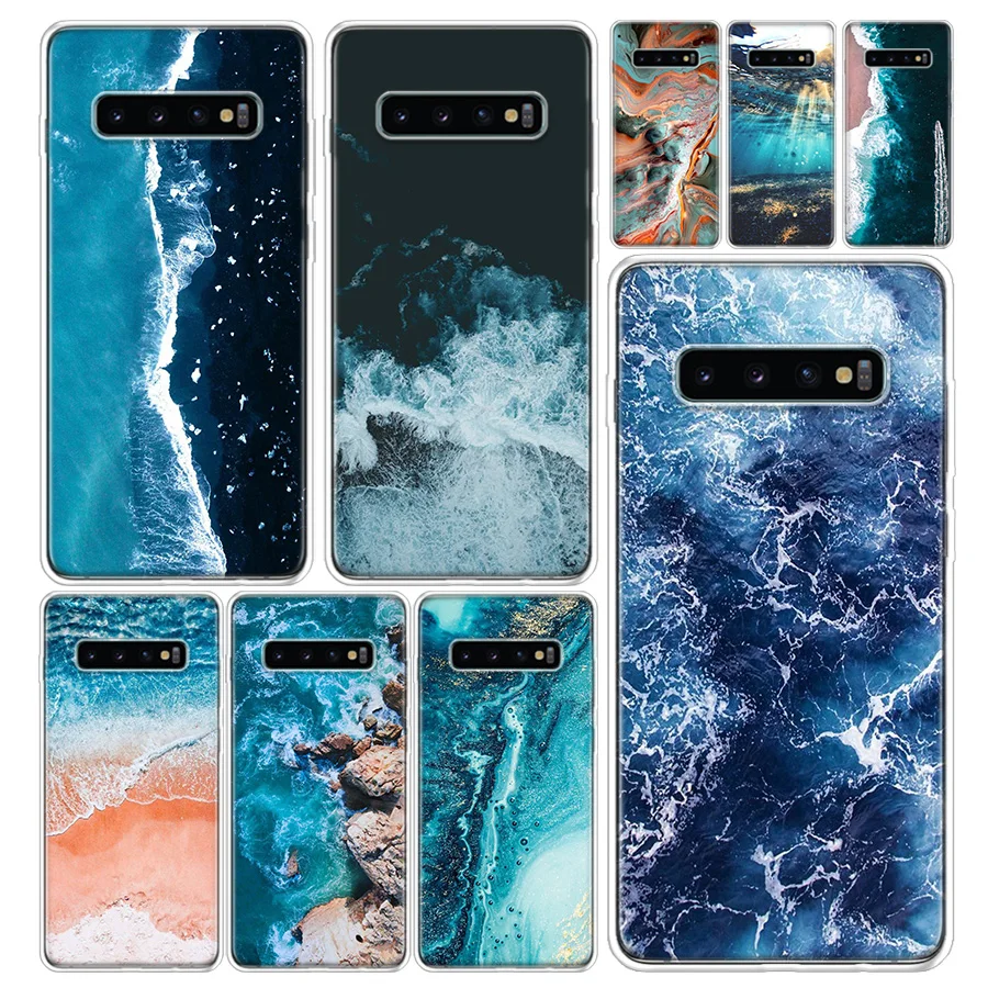 Waves ocean water light Phone Case Cover For Samsung Galaxy A51 A71 A50 A70 A40 A30S A20E A10 A41 A31 A21S A11 A01 A6 A7 A8 A9