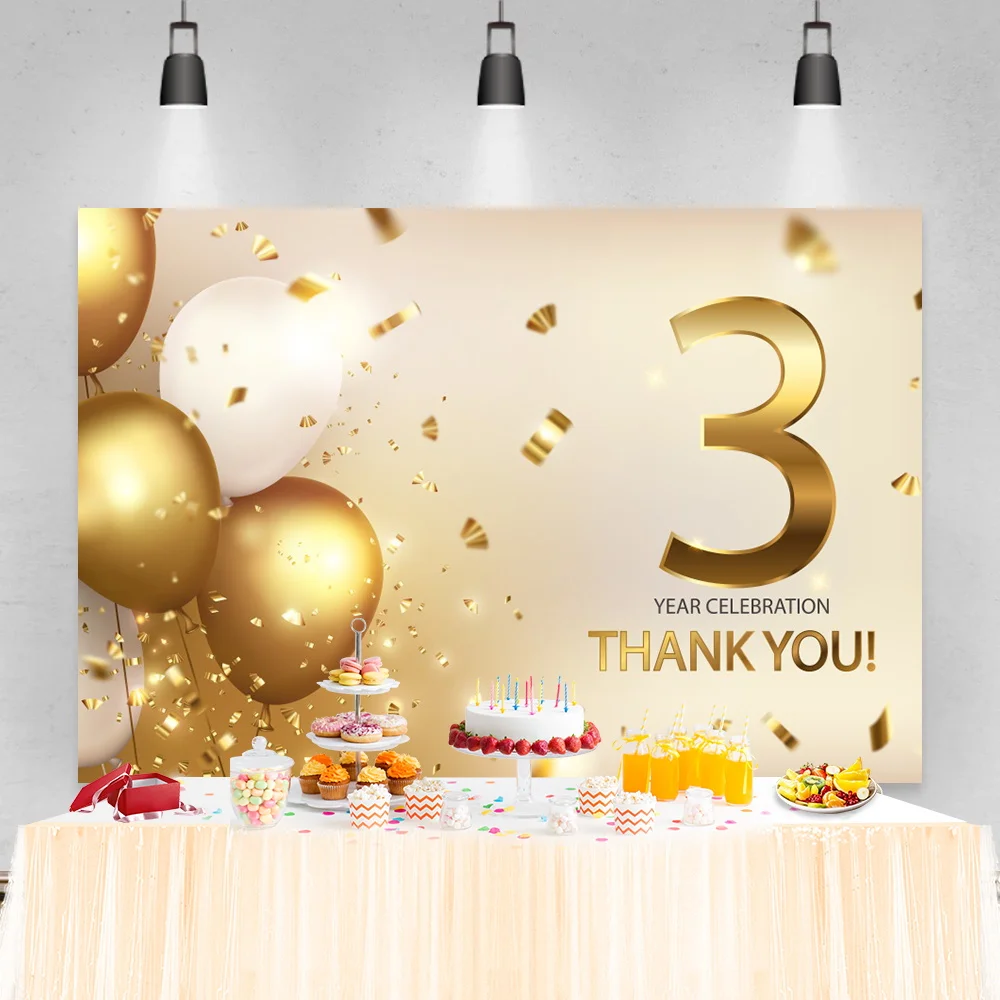 Laeacco Gold Glitters Weiß Glücklich Geburtstag Hintergrund Für Fotografie Anpassen Diamant Party Banner Vinyl Hintergrund Foto Studio