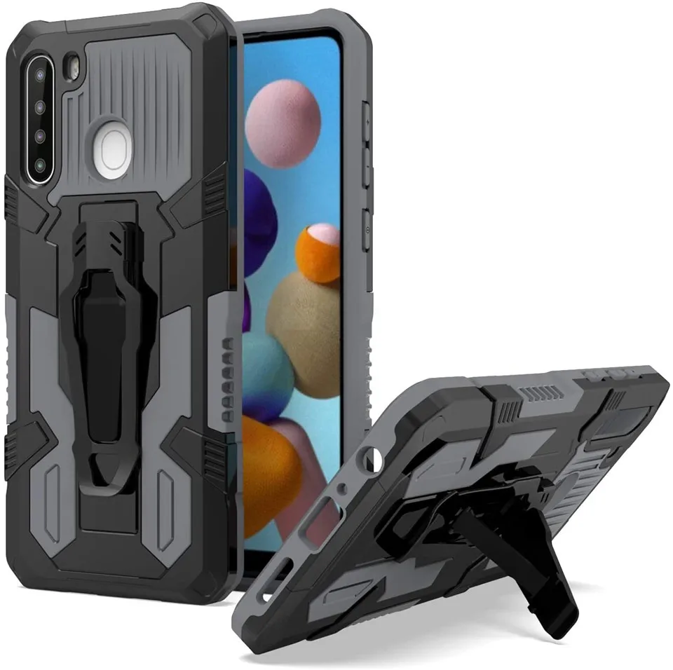 Kickstand Case For Samsung Galaxy A20 A50 A30S A70 A71 5G A01 A21 M11 M10S M01S Shockproof Full Protector Magnetic Ring Cover