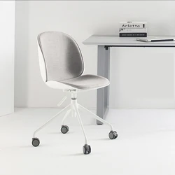 Silla de escritorio para ordenador, cómoda silla relajante, silla gamer, silla de oficina simple, elevador giratorio para oficina, silla ergonómica