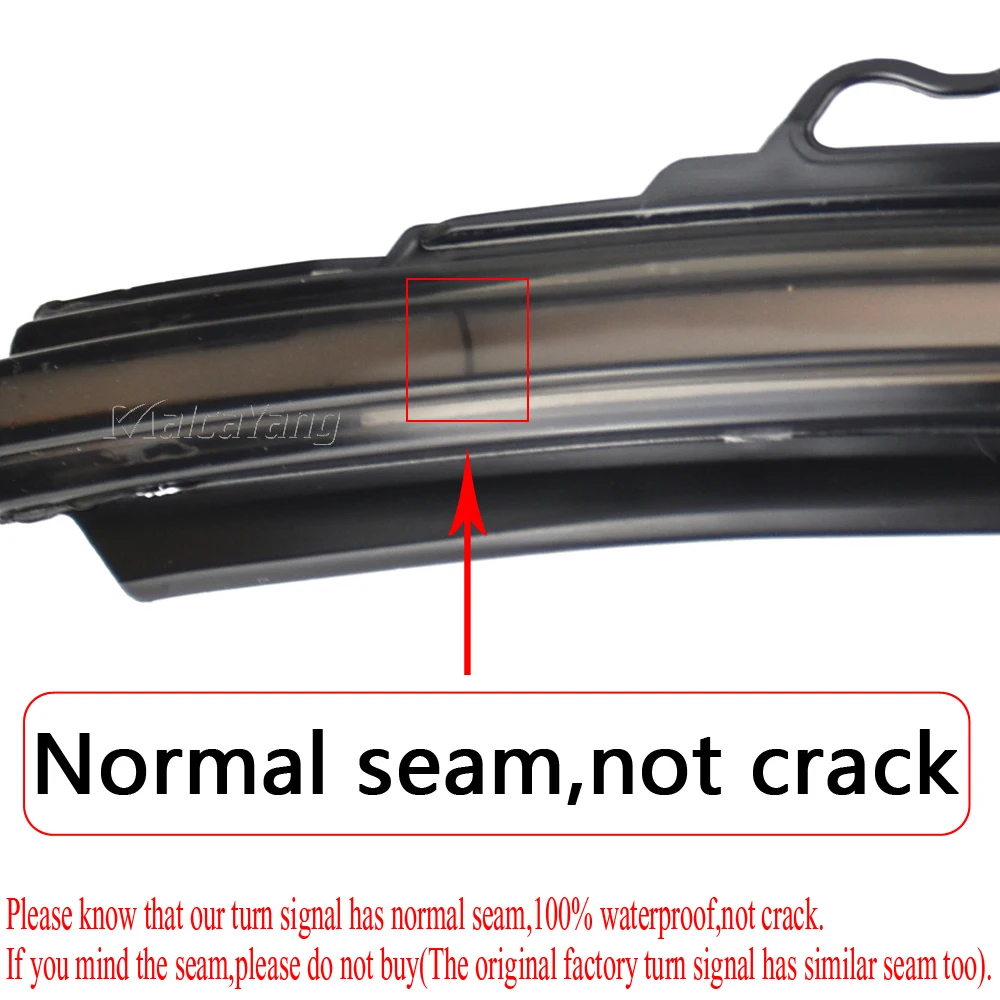 2 Stück Dynamische Blinkleuchte LED-Seiten-Spiegelanzeige für Mercedes Benz W204 CLA A B C E S GLA GLK CLS Klasse W176 W212 – Detail 15