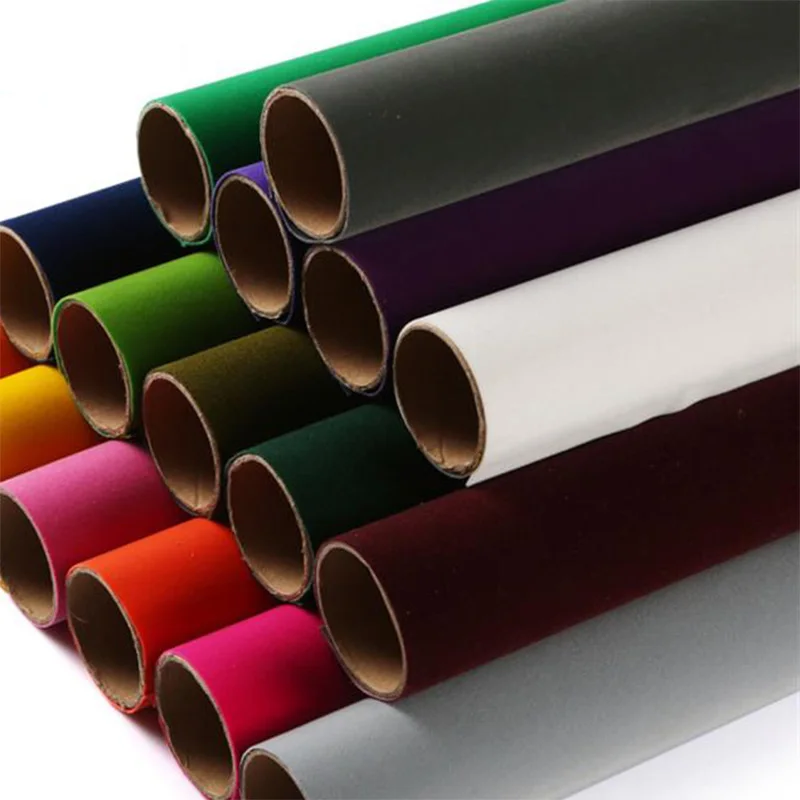 Flock Heat Transfer Vinyl Flocking Lettering Velvet Film for Heat Press Machine T-shirt Iron On HTV Printing,Sell By Rolls