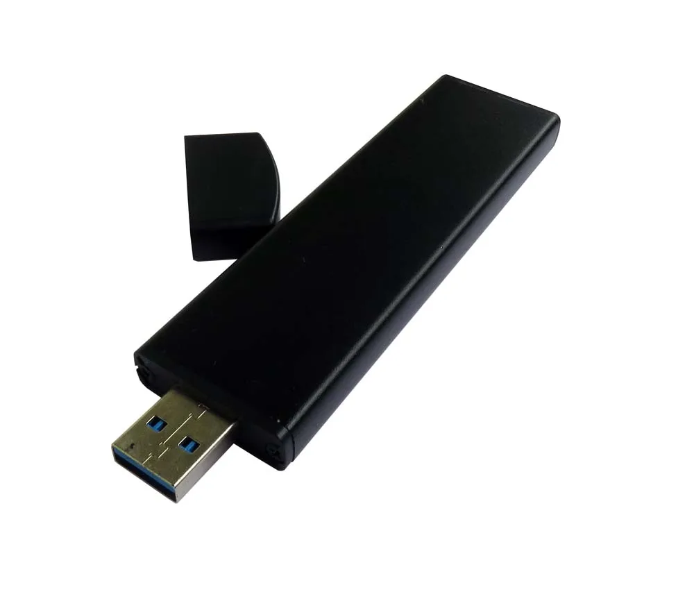 USB Inline B + M M.2 NGFF (SATA) SSD ไปยัง USB 3.0 Hard Disk BOX