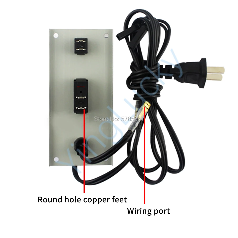 Miễn Phí Vận Chuyển 220V Bên Ngoài Dây Chuyển Đổi Bảng Nút Reset Và Sắt Bảng Điều Khiển, dành Cho Chơi Game Máy