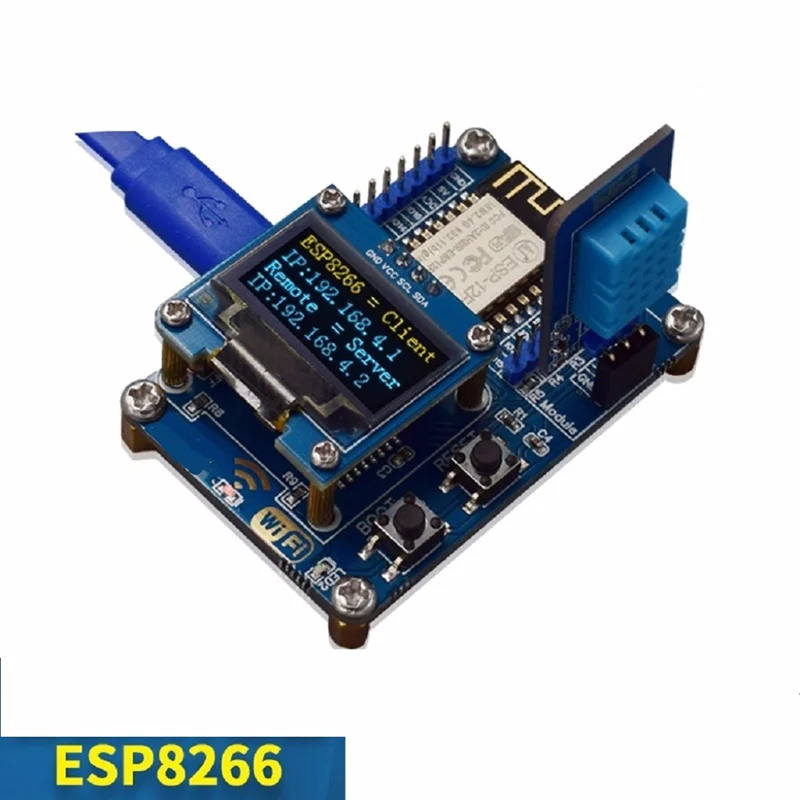 

ESP8266 Weather Station DIY Kit IOT Starter Kits for Arduino with 0.96 OLED Display D1 MINI Wireless WIFI Bluetooth Module