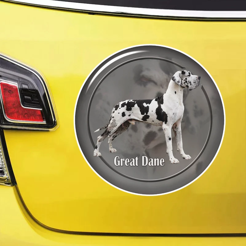 

S62185# Great Dane Self-adhesive Decal Car Sticker Waterproof Auto Decors on Bumper Rear Window Laptop Choose Size