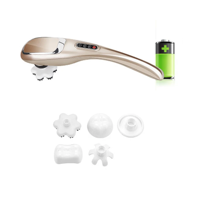 Massage hammer rechargeable dolphin multifunctional massage stick handheld cervical massager electric beat massage hammer