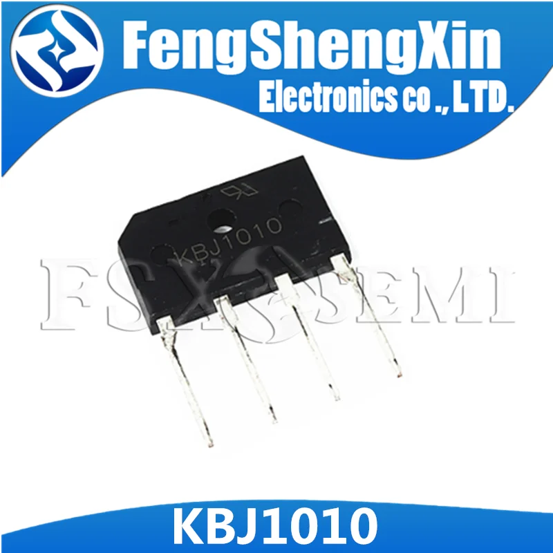 5pcs KBJ406 KBJ410 KBJ610 KBJ1010 KBJ1510 KJB2508 KBJ2510 KBJ3510 KBJ5010 DIP-4 Brigde