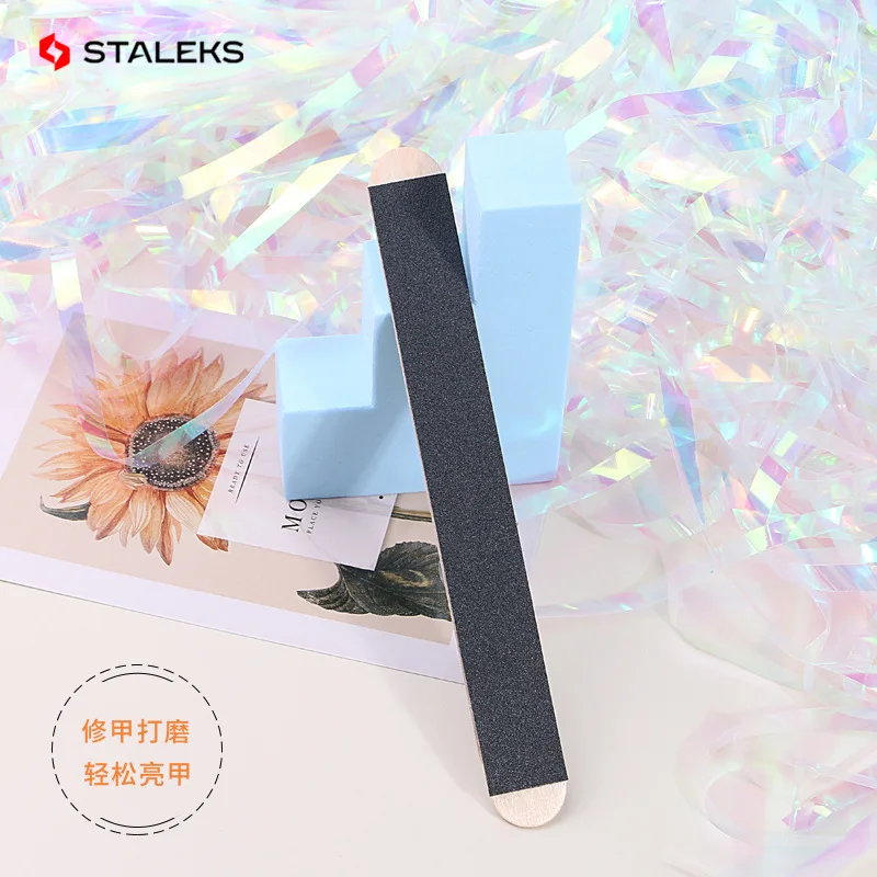 Staleks Houten Stok Board Nail Zand Strip Hoge Kwaliteit Wegwerp Manicure Schuren Strip Wrijven Strip Manicure Tool Set