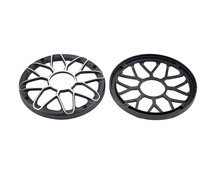 GHXAMP 6 zoll 6,5 zoll SubWoofer Auto Lautsprecher Grill Mesh Gehäuse Aluminium Woofer Net Lautsprecher Metall schutzhülle Diy 1 pairs – Detail 5