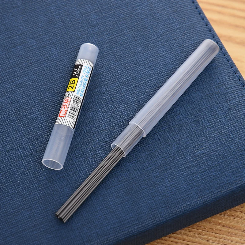 High Quality Lead Replacement Core 2B / HB / 2H Lead Spare Test 0.5mm / 0.7mm Pressing Pencil Writing Size 110mm