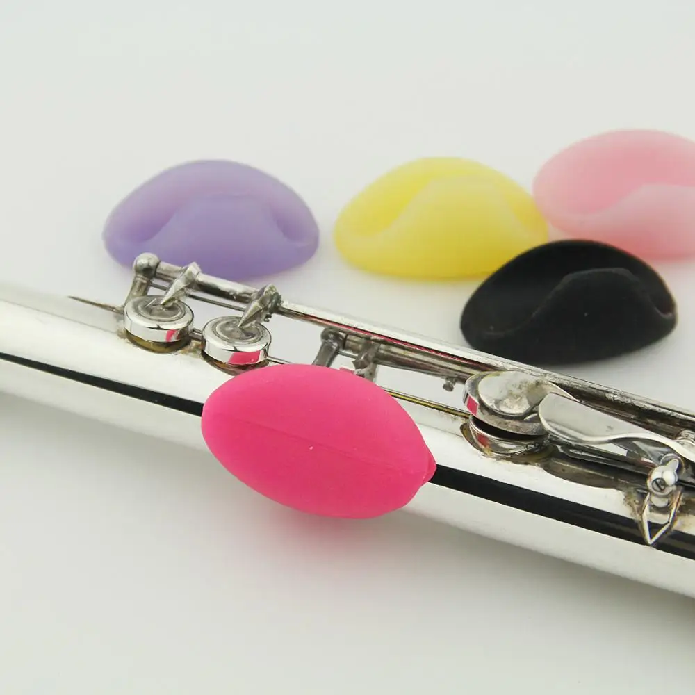 

5pcs Flute accessories Flute forefinger pad Flute accessories flute holder cover soft silica gel material