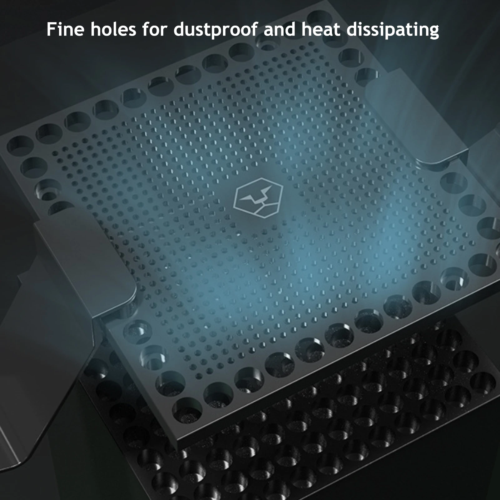 Vented ฝุ่นสำหรับ Xbox Series S X Mount Multi-ฟังก์ชั่นการกระจายความร้อน Controller ป้องกันฝุ่นผู้ถือสุทธิ stand Grip คอนโซล