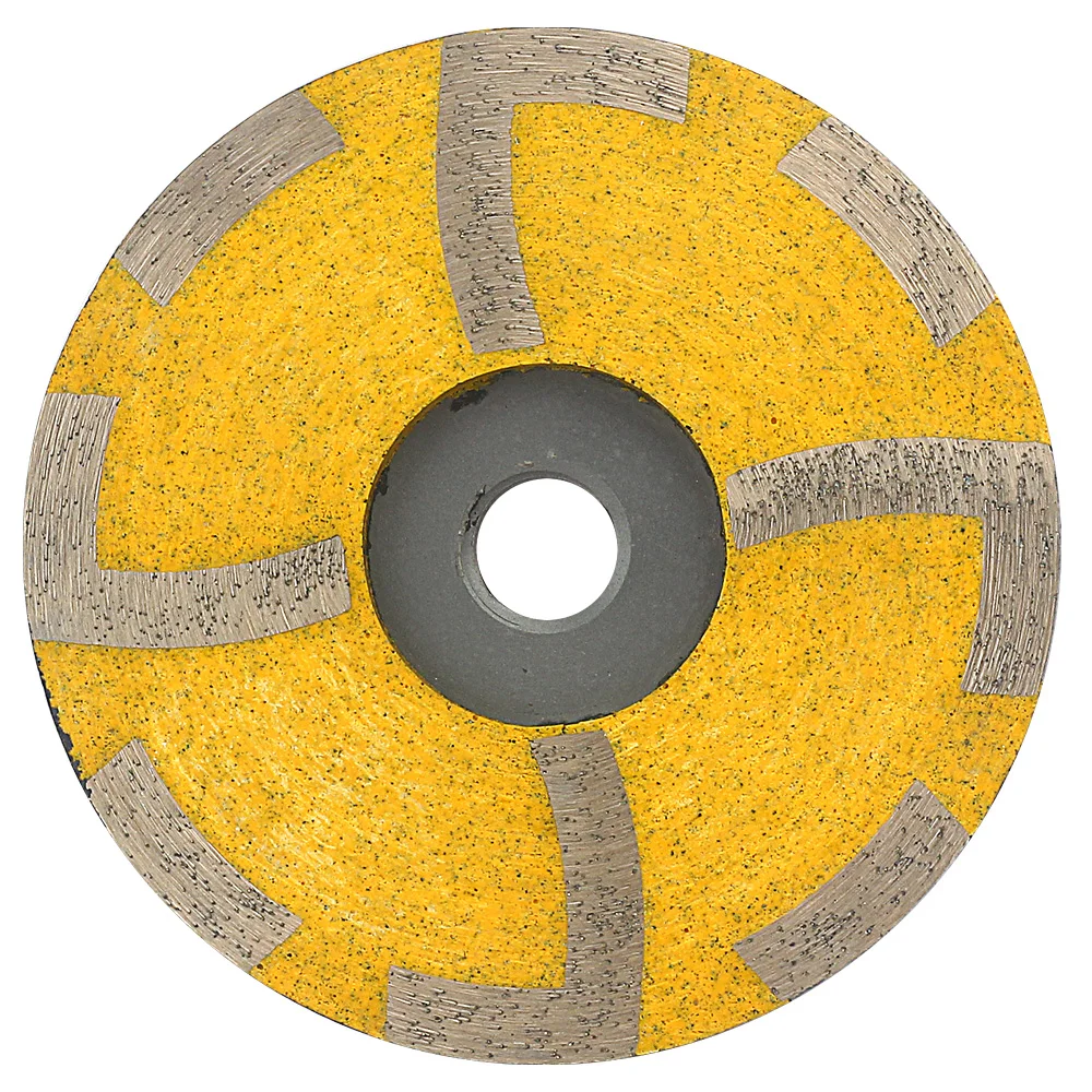 4 "D100mm mola diamantata riempita in resina diamantata mola diamantata con filettatura M14 o 5/8"-11 per la rettifica di calcestruzzo in pietra