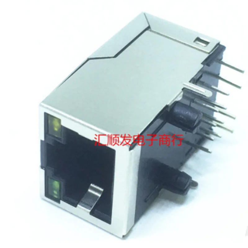 10 peças!!! Soquete rj45 de interface de rede com pressão de lâmpada, 100mb, soquete rj45